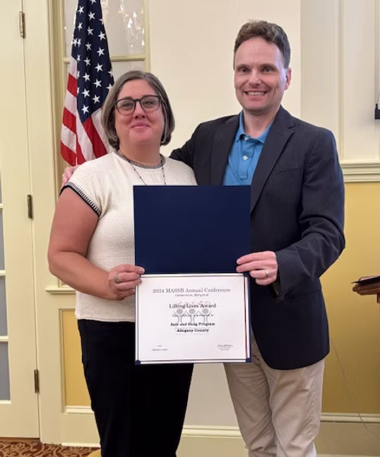Allegany County award presentation